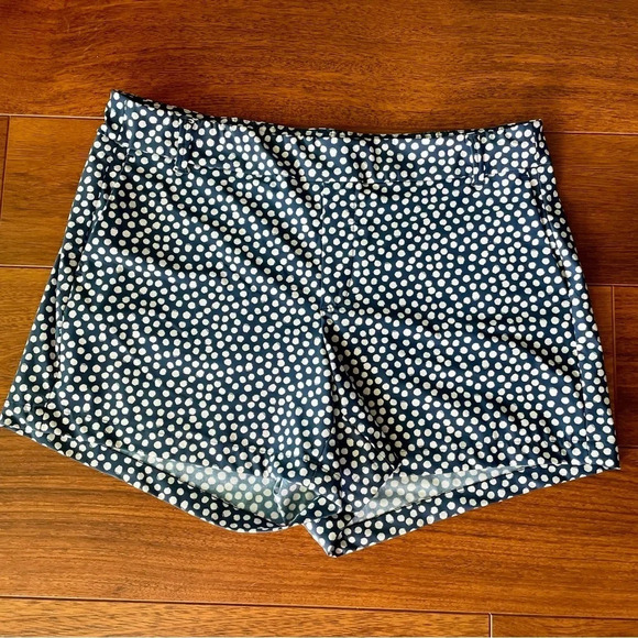 Spanx Navy Painted Polka Dot Sunshine 6" Shorts size extra large - Picture 2 of 12